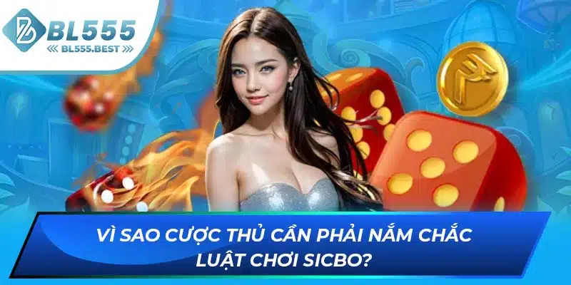 Luật Chơi Sicbo - Tất Tần Tật Cho Người Chơi Mới Tại BL555 5 Vì sao cược thủ cần phải nắm chắc luật chơi Sicbo?